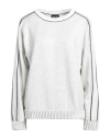Giorgio Armani Woman Sweatshirt Light Grey Size 10 Viscose, Polyamide, Elastane
