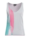 Giorgio Armani Woman Tank Top Sky Blue Size 8 Viscose In Blue