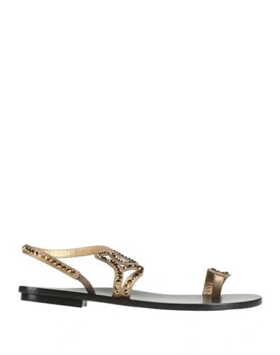 Giorgio Armani Wrap-design Sandals In Beige