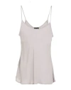 Giorgio Armani Woman Top Grey Size 8 Silk
