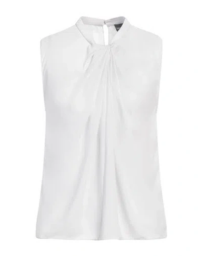 Giorgio Armani Woman Top Light Grey Size 10 Silk