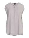 Giorgio Armani Woman Top Light Grey Size 8 Silk