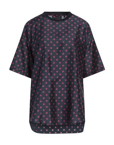 Giorgio Armani Woman Top Midnight Blue Size L Silk