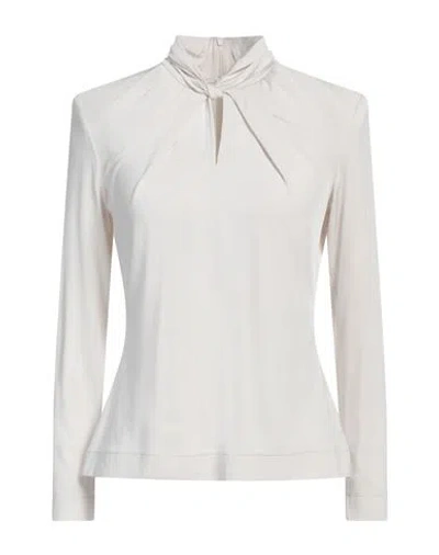 Giorgio Armani Woman Top Off White Size 12 Viscose, Elastane