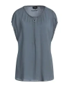 Giorgio Armani Woman Top Slate Blue Size 14 Silk
