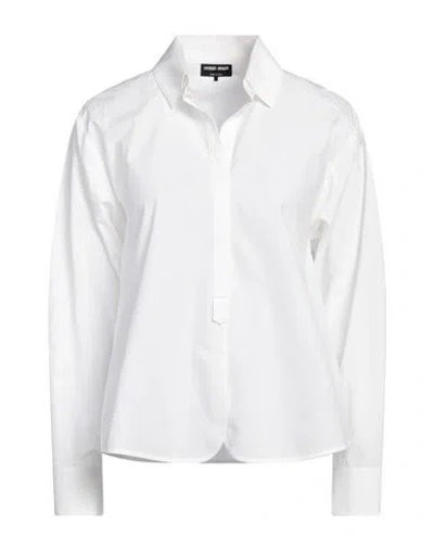 Giorgio Armani Woman Top White Size 8 Cotton