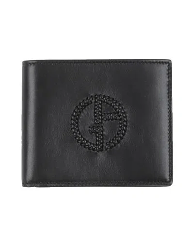 Giorgio Armani Woman Wallet Black Size - Leather
