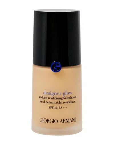 Giorgio Armani Women's 1oz 5 Designer Glow Radiant Revitalizing Foundation Spf In White