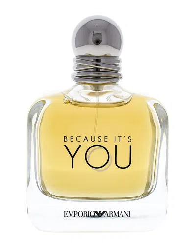 Giorgio Armani Women's 3.4oz Emporio Armani Because It Is You Edp Spray In White