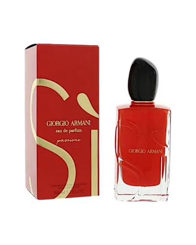 Giorgio Armani Women's 3.4oz Armani Si Passione Eau De Parfum In Transparent