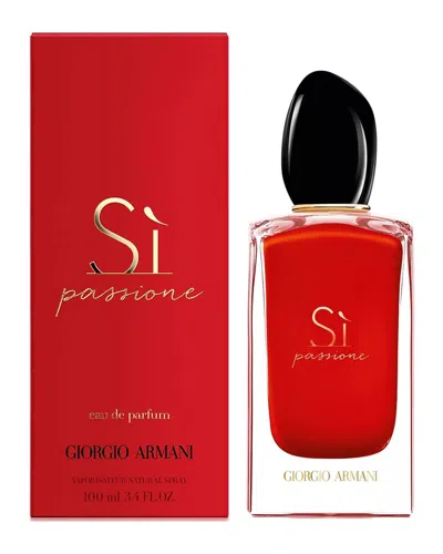 Giorgio Armani Women's 3.4oz Armani Si Passione Edp Spray In Transparent