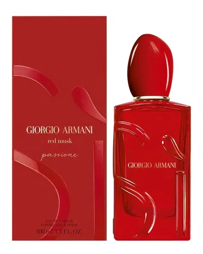 Giorgio Armani Women's 3.4oz Si Passione Red Musk Eau De Parfum In Transparent