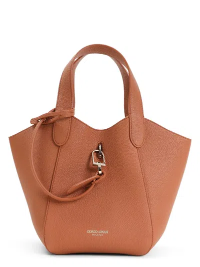 GIORGIO ARMANI WOMEN'S CALF LEATHER HANDBAG