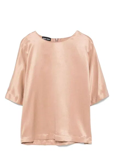 GIORGIO ARMANI WOMEN'S CAMICIA FSC VISCOSA CUPRO SHIRT