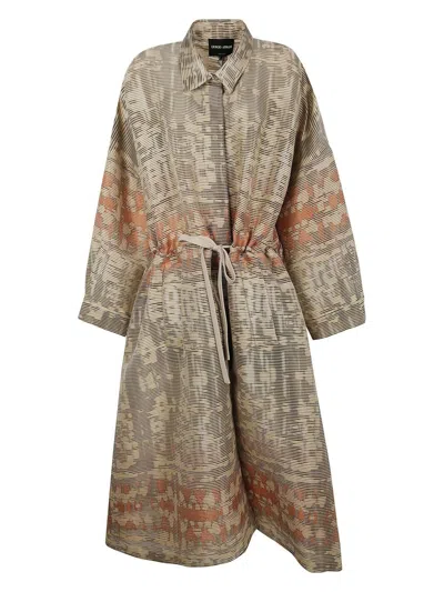 Giorgio Armani Women's Cappotto Cannete Jacquard Tigre | Size 40 | Gw000930te14275