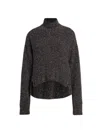 Giorgio Armani Women's Cashmere & Silk Turtleneck Sweater In Dark Brown