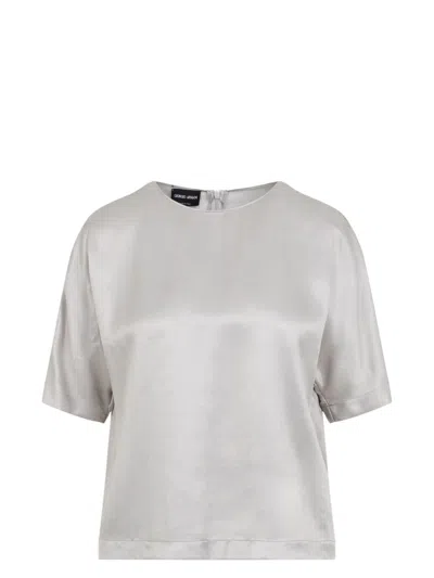 Giorgio Armani Women's Dove Satin T-shirt
