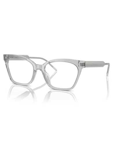Giorgio Armani Women's Eyeglasses, R7257u In Transparent Grey