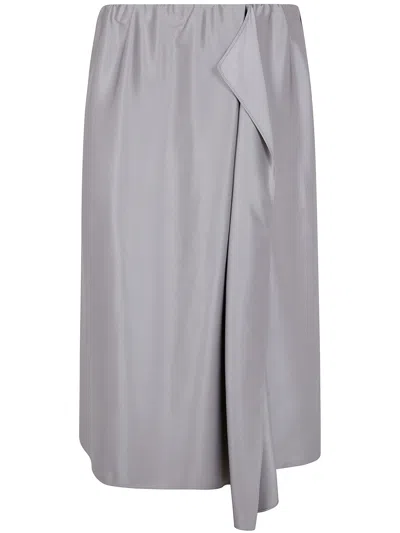 GIORGIO ARMANI GIORGIO ARMANI WOMEN GONNA DOPPIO RASO SETA