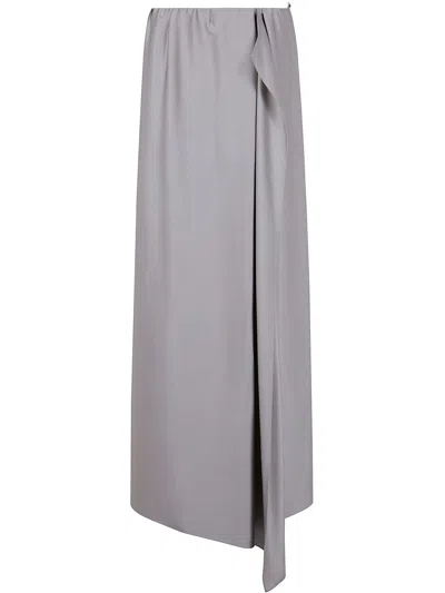 GIORGIO ARMANI GIORGIO ARMANI WOMEN GONNA DOPPIO RASO SETA