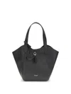 Giorgio Armani Women Medium Suede Shoulder Bag In Black