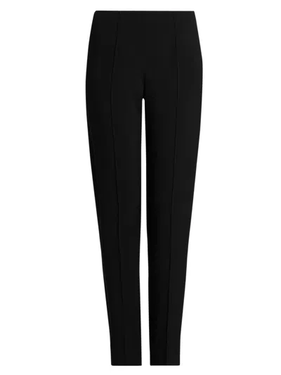 Giorgio Armani Women's Mid-rise Slim Seam Pants In Black