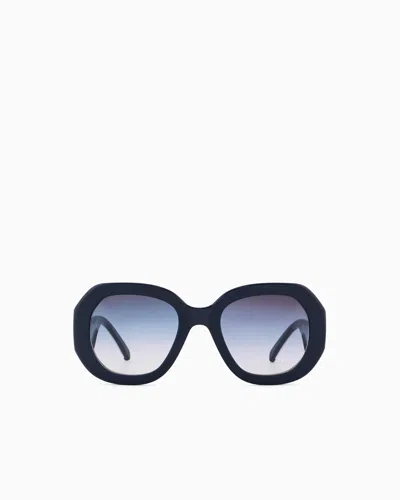 Giorgio Armani Women's Oversized Sunglasses In Gray