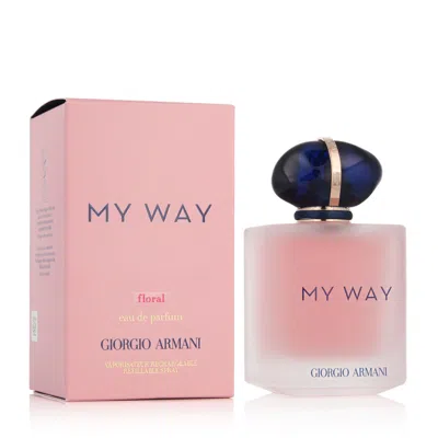 Giorgio Armani Women's Perfume  My Way Floral Edp Edp 90 ml Gbby2 In White