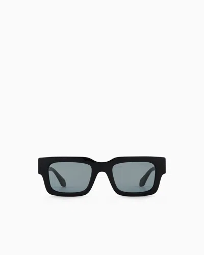 Giorgio Armani Women's Rectangular Sunglasses In Black