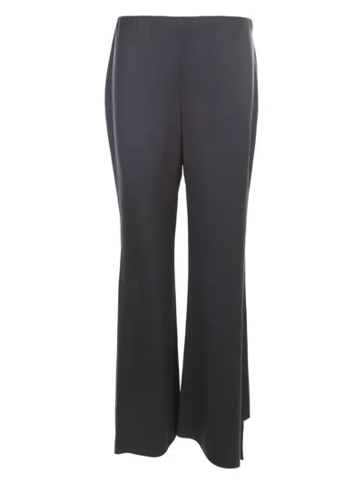 GIORGIO ARMANI WOMEN'S SATIN ASYMMETRICAL BOTTOM PANTS