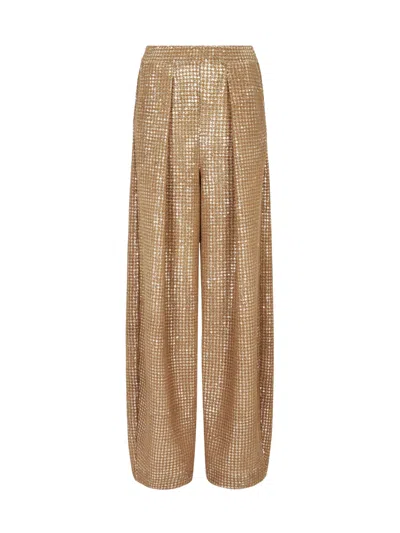 GIORGIO ARMANI GIORGIO ARMANI WOMEN SHINY JERSEY TROUSERS