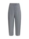 Giorgio Armani Women Silk Flannel Pants In Multi