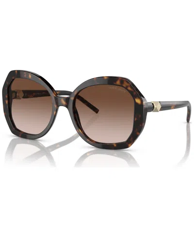 Giorgio Armani Woman Sunglass Ar8180 In Gradient Brown