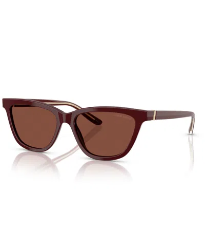 Giorgio Armani Women's Sunglasses Ar8221 In Bordeaux