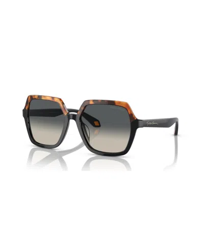 Giorgio Armani Women's Sunglasses, Gradient Ar8193u In Yellow Havana,black