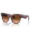 Giorgio Armani Women's Sunglasses, Gradient Ar8195u In Bordeaux Havana,havana Gray