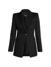 Giorgio Armani Technical Scuba Single-breasted Jacket In Black