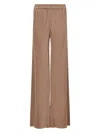 Giorgio Armani Viscose And Silk Blend Trousers In Pink & Purple