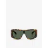 Giorgio Armani Womens Ar8222u Tortoiseshell-pattern Sunglasses Brown In Brown