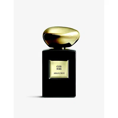 Giorgio Armani Womens Priv&eacute; Cuir Noir Eau De Parfum Intense