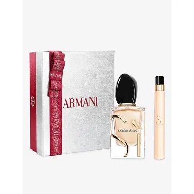 Giorgio Armani Womens Sì Eau De Parfum Holiday 2026 Fragrance Gift Set
