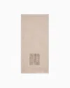 Giorgio Armani Wool And Cashmere Scarf In Sand