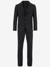 Giorgio Armani Wool And Cashmere Suit In Black