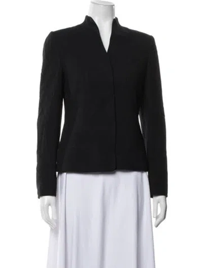 Pre-owned Giorgio Armani Wool Blazer In Black