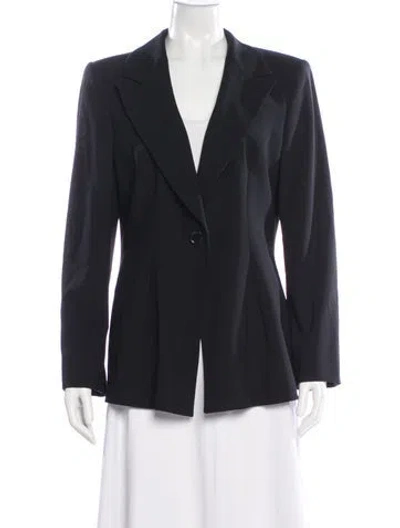 Pre-owned Giorgio Armani Wool Blazer In Blue