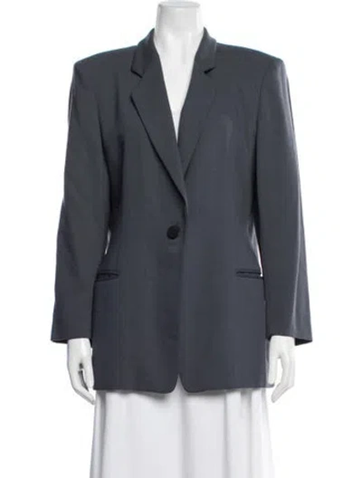 Pre-owned Giorgio Armani Wool Blazer In Blue