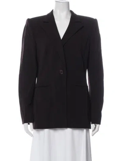 Pre-owned Giorgio Armani Wool Blazer In Gray