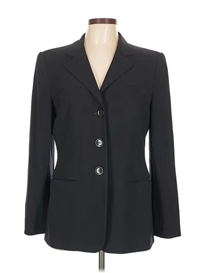 Pre-owned Giorgio Armani Wool Blazer Jacket In Black