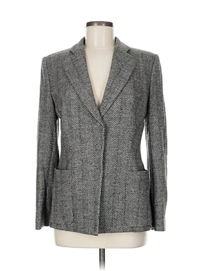 Pre-owned Giorgio Armani Wool Blazer Jacket In Gray