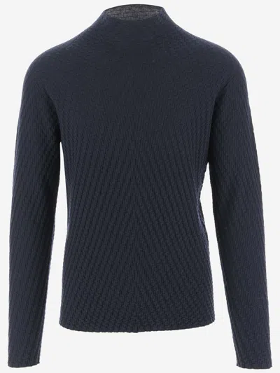 GIORGIO ARMANI GIORGIO ARMANI WOOL BLEND PULLOVER